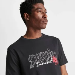 Men's Supply & Demand Blaze Graphic T-Shirt Black - SUM16567 090 -Sports Fashion SUM16567 090 M5