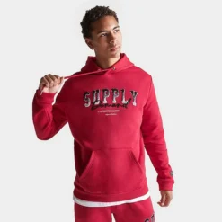 Men's Supply & Demand Trapper Hoodie Red - SUM16654 335