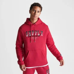 Men's Supply & Demand Trapper Hoodie Red - SUM16654 335 -Sports Fashion SUM16654 335 M3