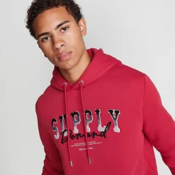 Men's Supply & Demand Trapper Hoodie Red - SUM16654 335 -Sports Fashion SUM16654 335 M5