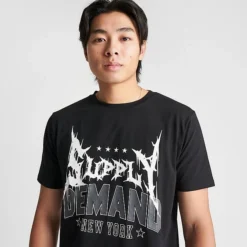 Men's Supply & Demand Cyrus Graphic T-Shirt Black - SUM16659 090 -Sports Fashion SUM16659 090 M5