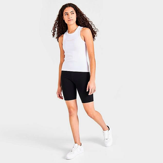 Women's Supply & Demand Ribbed Tank White - SUW16474 010 2 Women's Supply & Demand Ribbed Tank White - SUW16474 010 - Image 2