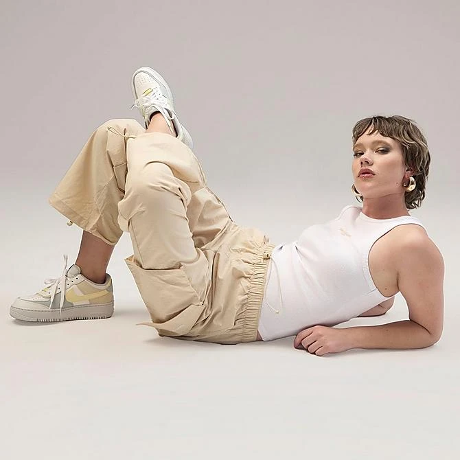 Women's Supply & Demand Ribbed Tank White - SUW16474 010 3 Women's Supply & Demand Ribbed Tank White - SUW16474 010 - Image 3