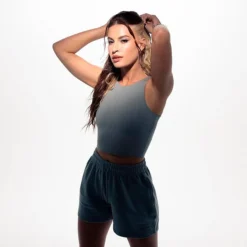 Pink Soda Sport Women's FLETCHER X Supply & Demand Seamless Tank Top Chinois Green - SUW16536 610