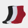 Nike Jordan Everyday Max 3-Pack Ankle Socks Red/White/Black - SX5544 011