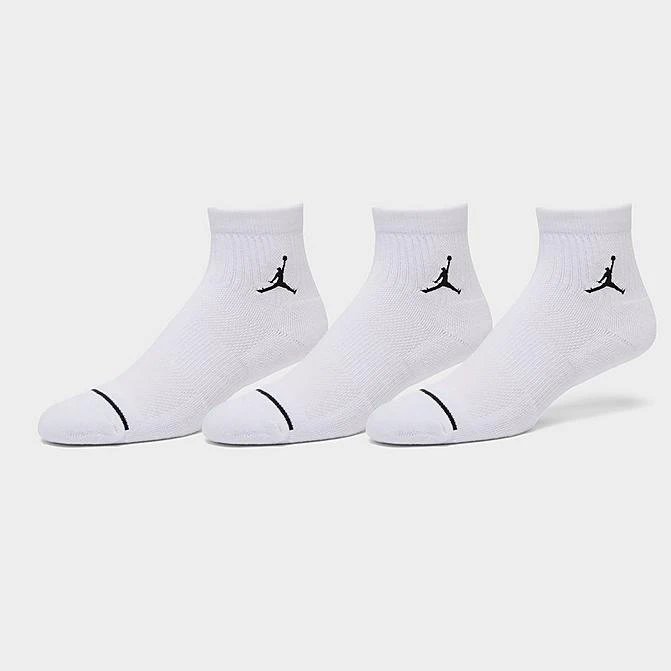 Nike Jordan Everyday Max 3-Pack Ankle Socks White/White/White - SX5544 100 1 Nike Jordan Everyday Max 3-Pack Ankle Socks White/White/White - SX5544 100