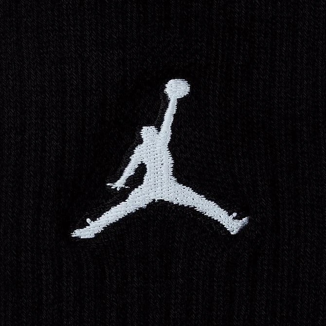 Nike Jordan Jumpman 3-Pack Crew Socks Black/Black/Black - SX5545 013 4 Nike Jordan Jumpman 3-Pack Crew Socks Black/Black/Black - SX5545 013 - Image 4