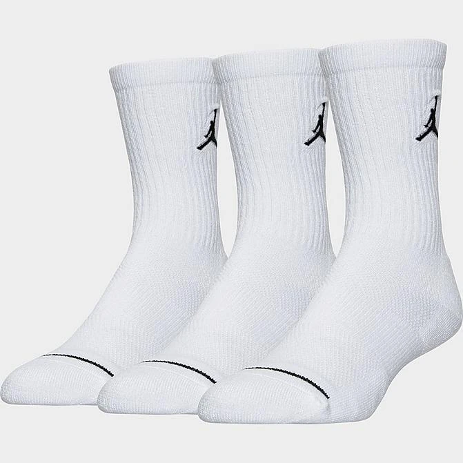 Nike Jordan Jumpman 3-Pack Crew Socks White/White/White - SX5545 100 1 Nike Jordan Jumpman 3-Pack Crew Socks White/White/White - SX5545 100