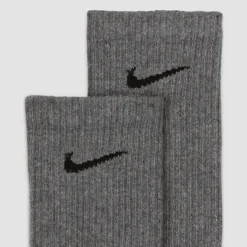 Nike Everyday Plus Cushioned Crew Training Socks (6-Pack) Carbon Heather Grey - SX6897 065 -Sports Fashion SX6897 065 P5