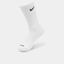 Nike Everyday Plus Cushioned Crew Training Socks (6-Pack) White/Black - SX6897 100 -Sports Fashion SX6897 100 P4