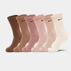 Nike Everyday Plus Cushioned Crew Training Socks (6-Pack) Multi-Color - SX6897 904