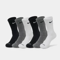 Nike Everyday Plus Cushioned Crew Training Socks (6-Pack) Multicolor - SX6897 965