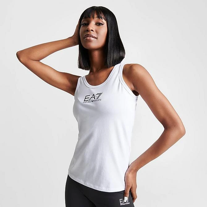 Women's Emporio Armani EA7 Tank Top Black - TJFKZ012 100 3 Women's Emporio Armani EA7 Tank Top Black - TJFKZ012 100 - Image 3