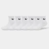 Little Kids' Nike Dri-FIT Ankle Socks (6-Pack) White - UN0018 001