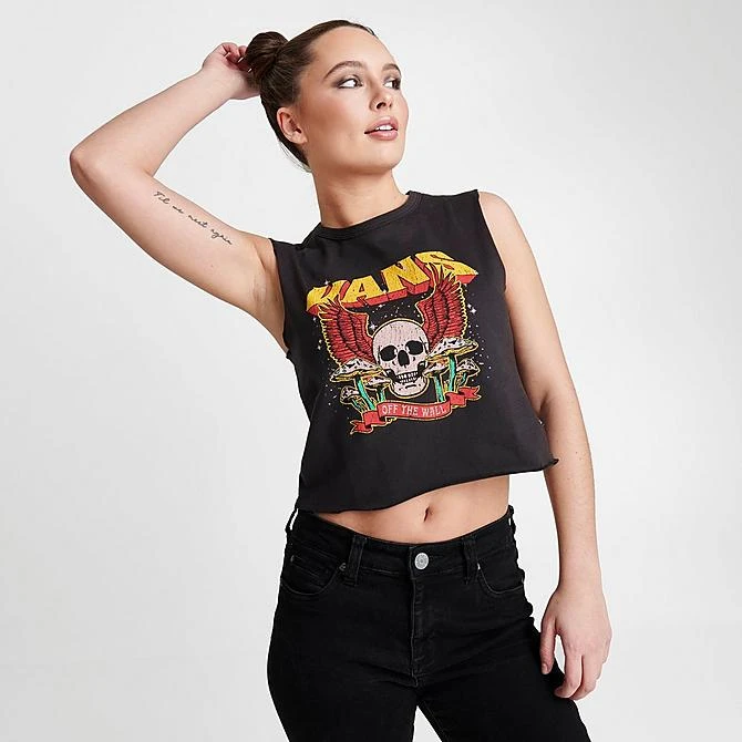 Women's Vans Summer Tour Muscle Tank Black - VN0003KQ BLK 3 Women's Vans Summer Tour Muscle Tank Black - VN0003KQ BLK - Image 3