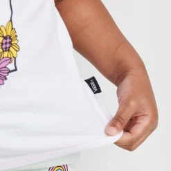 Girls' Toddler And Little Kids' Vans Flower Box T-Shirt White - VN00041W 100 -Sports Fashion VN00041W 100 M6