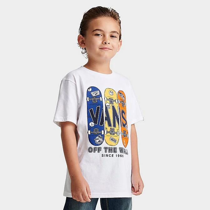Kids' Toddler And Little Kids' Vans Boardview T-Shirt White - VN0008B2 100 1 Kids' Toddler And Little Kids' Vans Boardview T-Shirt White - VN0008B2 100