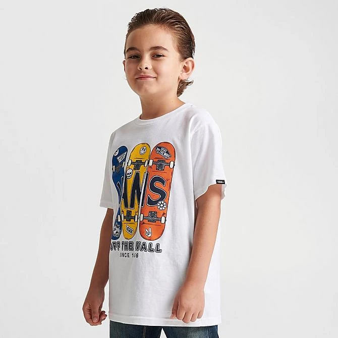 Kids' Toddler And Little Kids' Vans Boardview T-Shirt White - VN0008B2 100 3 Kids' Toddler And Little Kids' Vans Boardview T-Shirt White - VN0008B2 100 - Image 3