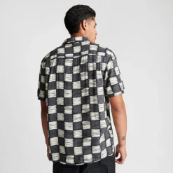Men's Vans Moore Buttondown Shirt Asphalt/Antique White - VN0008JG 030 -Sports Fashion VN0008JG 030 M4