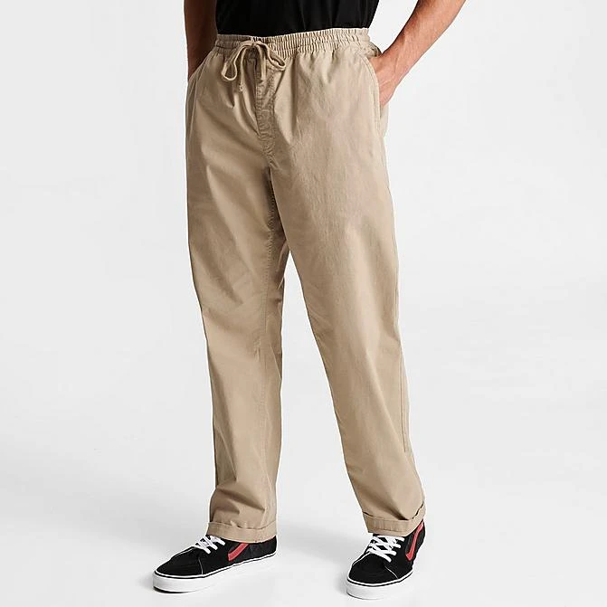 Men's Vans Range Relaxed Elastic Pants Khaki - VN0A5FJJ 251 1 Men's Vans Range Relaxed Elastic Pants Khaki - VN0A5FJJ 251
