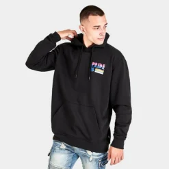 Men's Vans Pride Graphic Pullover Hoodie Black - VN0A7SFH 001 -Sports Fashion VN0A7SFH 001 M3