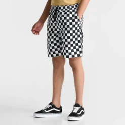 Boys' Vans Range Twill Shorts Checkerboard - VN0A7SHE 001 -Sports Fashion VN0A7SHE 001 M3