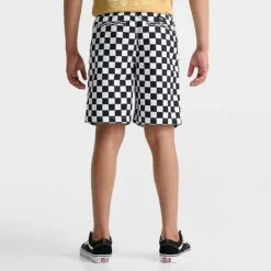 Boys' Vans Range Twill Shorts Checkerboard - VN0A7SHE 001 -Sports Fashion VN0A7SHE 001 M4