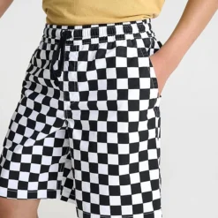 Boys' Vans Range Twill Shorts Checkerboard - VN0A7SHE 001 -Sports Fashion VN0A7SHE 001 M5