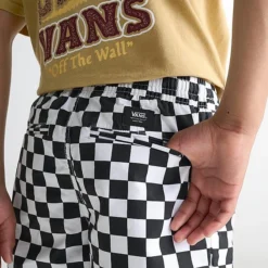 Boys' Vans Range Twill Shorts Checkerboard - VN0A7SHE 001 -Sports Fashion VN0A7SHE 001 M6